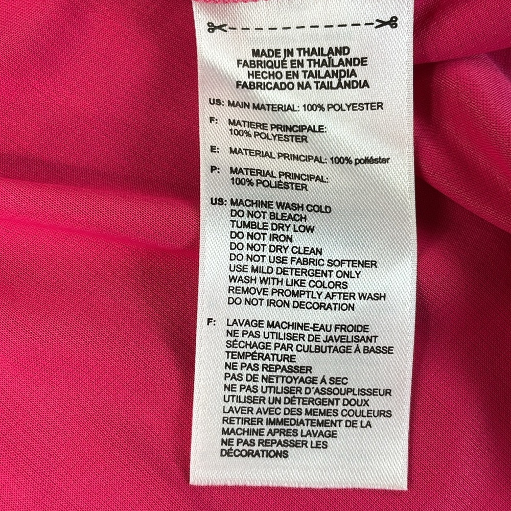 Adidas Women’s Pink Golf Climachill Tour Peplum SS Cooling Polo Top, size Large - Picture 7 of 9